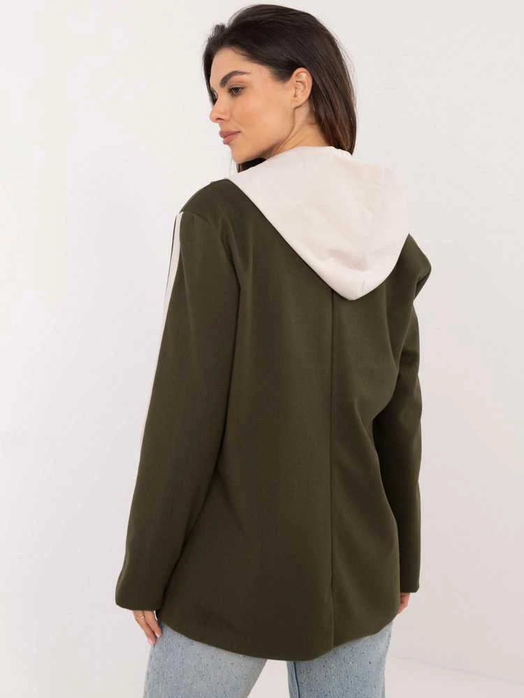 Italy Moda Švarkas moterims -DHJ-MA-A8398.14X-khaki