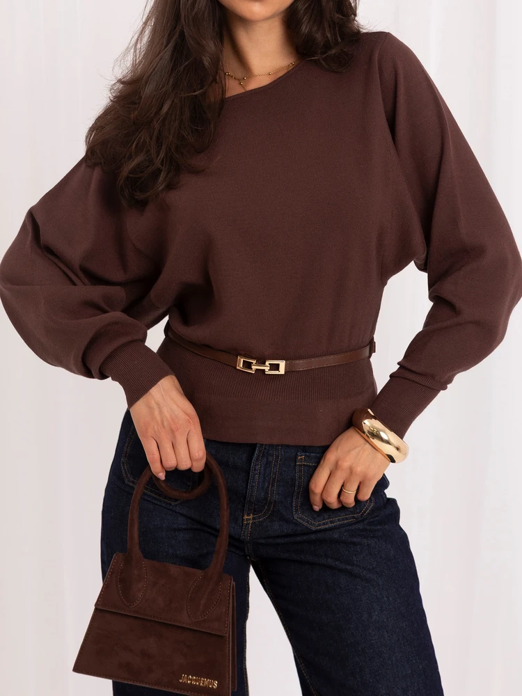 Italy Moda Sweter-IR-SW-3202.98-ruda
