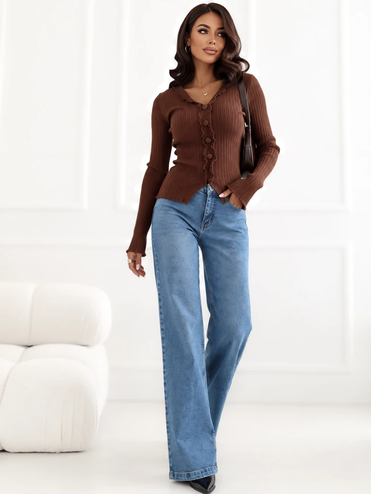 Italy Moda Sweter-IR-SW-55009.18-ruda