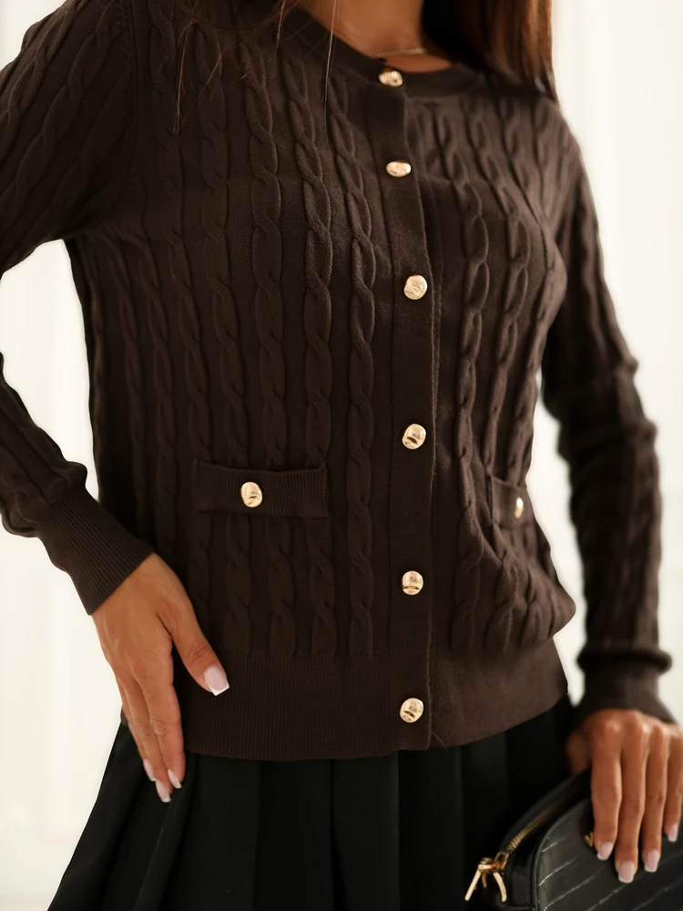 Italy Moda Sweter-IR-SW-57822.01P-ruda