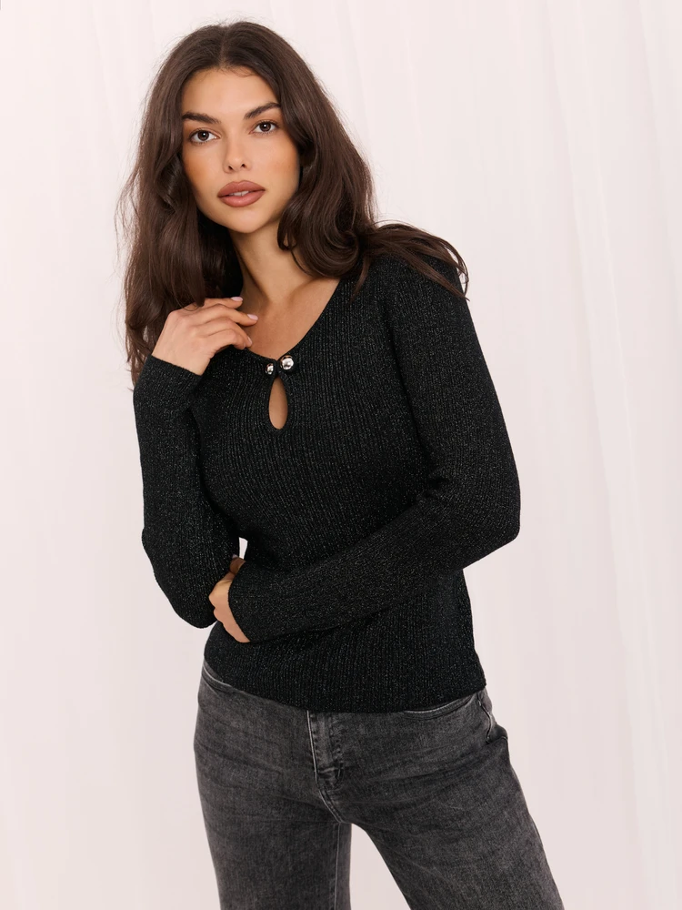 Italy Moda Sweter-IR-SW-57832.12-juoda