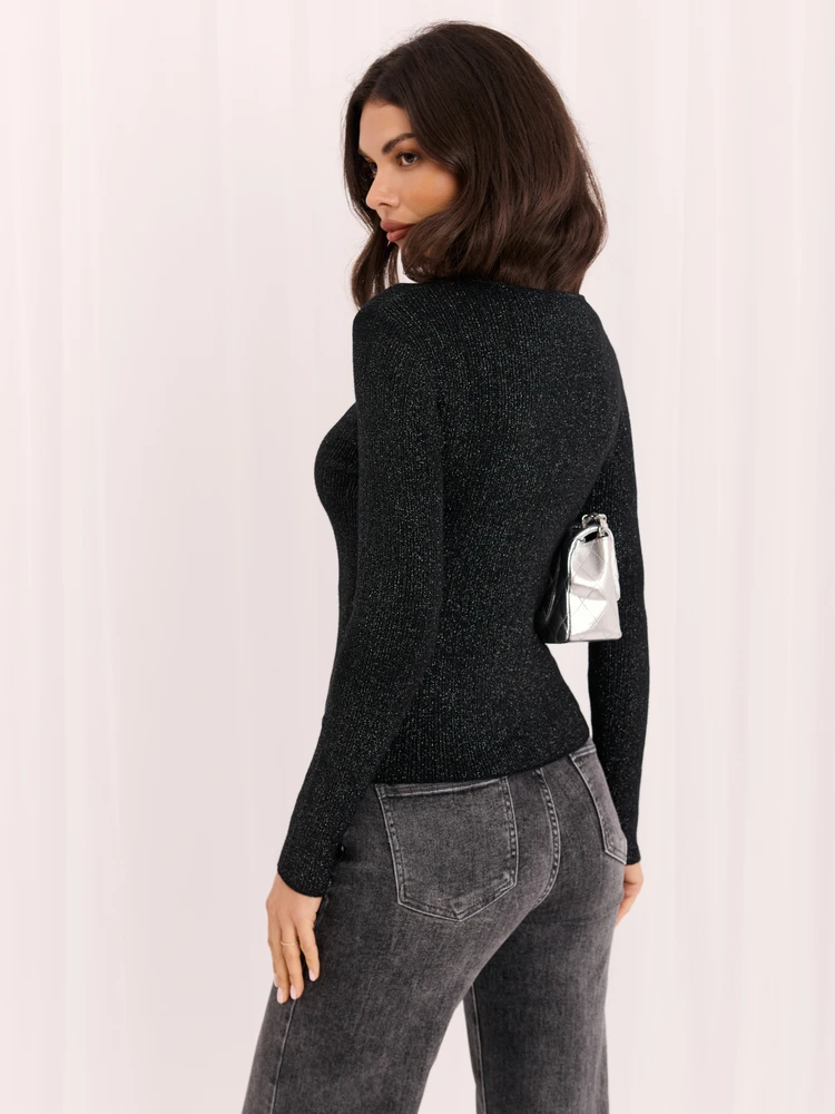 Italy Moda Sweter-IR-SW-57832.12-juoda