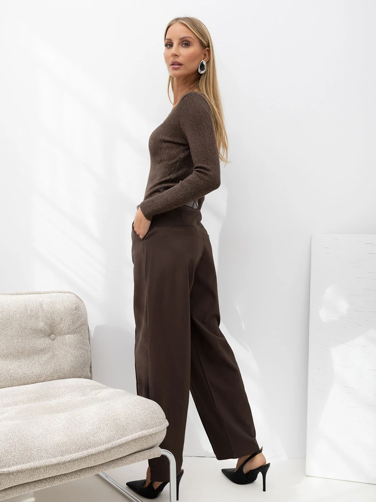 Italy Moda Sweter-IR-SW-57832.12-ruda
