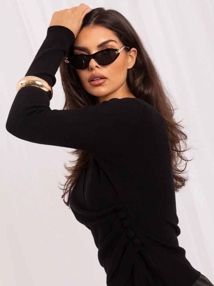 Italy Moda Sweter-IR-SW-57851.80-juoda