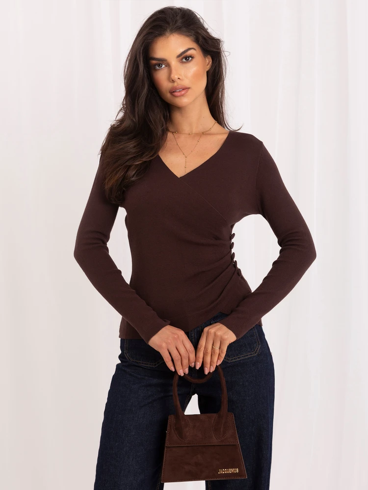 Italy Moda Sweter-IR-SW-57851.80-ruda
