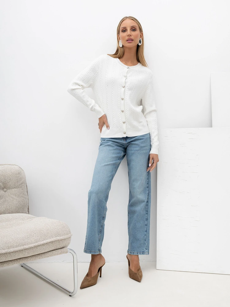 Italy Moda Sweter-IR-SW-57852.71-ecru