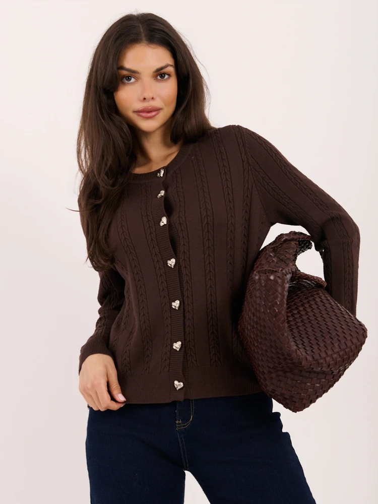Italy Moda Sweter-IR-SW-57852.71-ruda