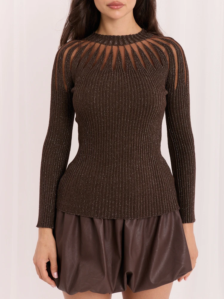 Italy Moda Sweter-IR-SW-57860.84-ruda