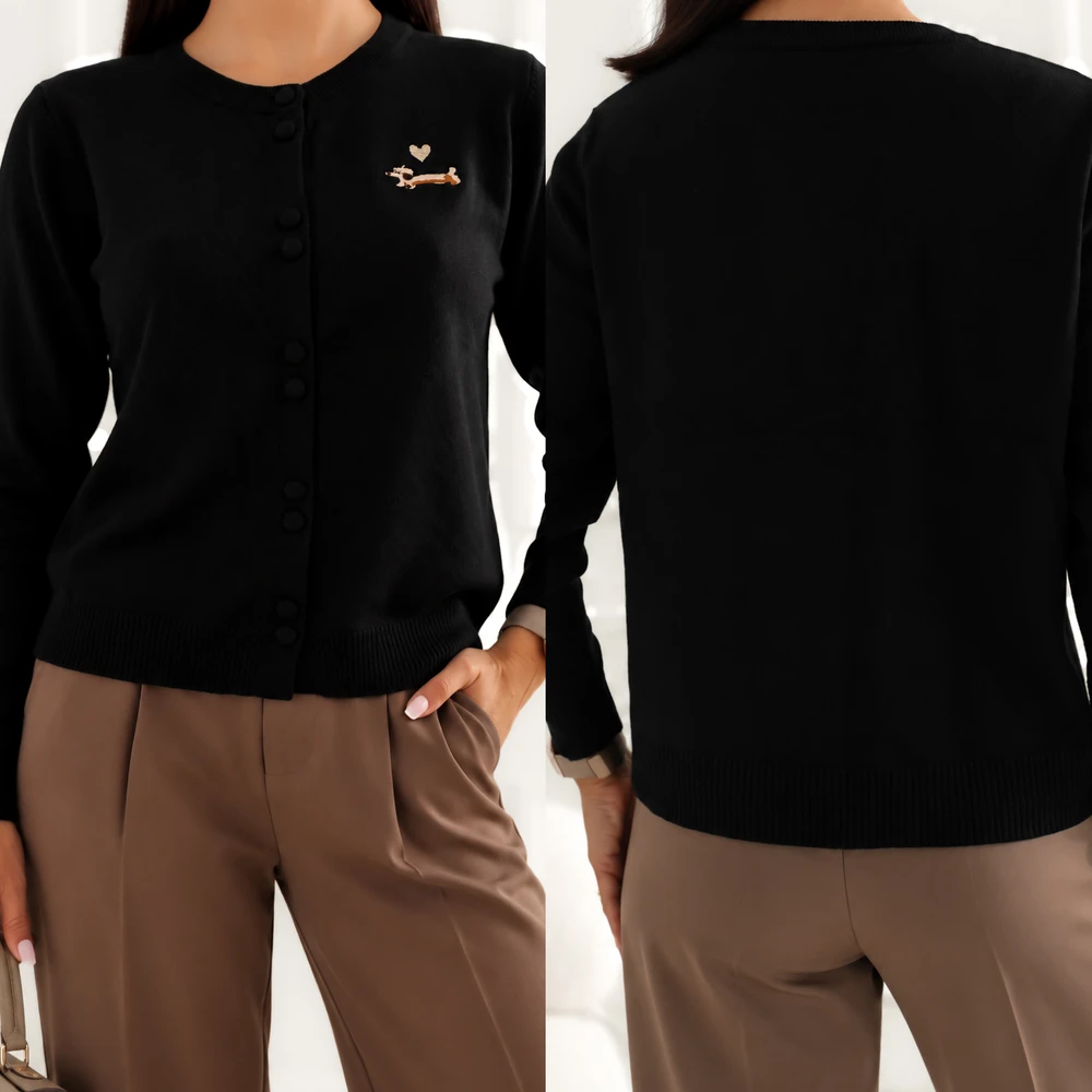 Italy Moda Sweter-IR-SW-57888.84-juoda