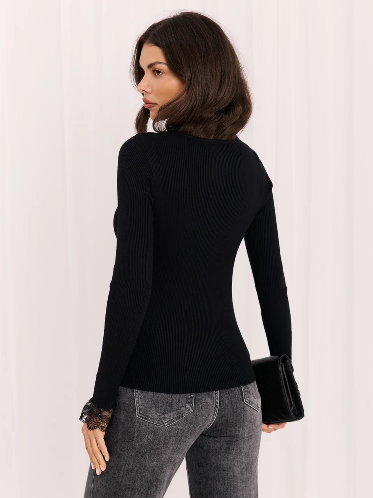 Italy Moda Sweter-IR-SW-57930.67-juoda