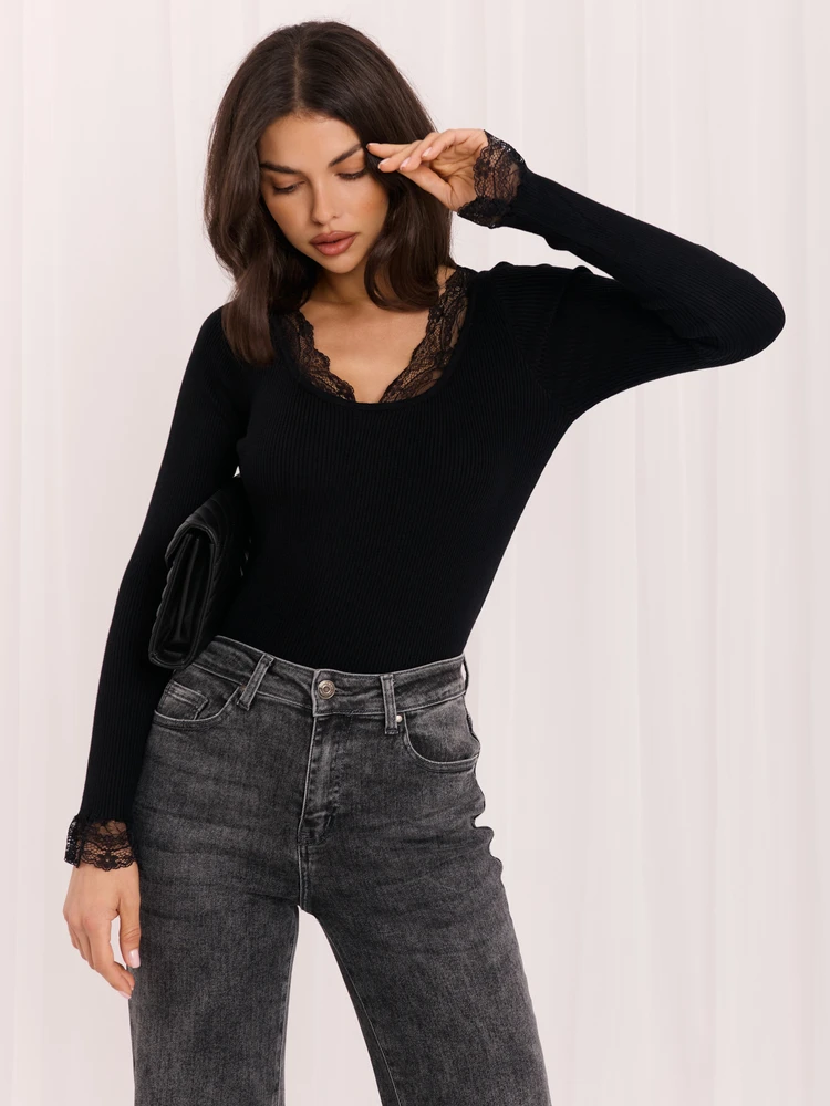 Italy Moda Sweter-IR-SW-57930.67-juoda