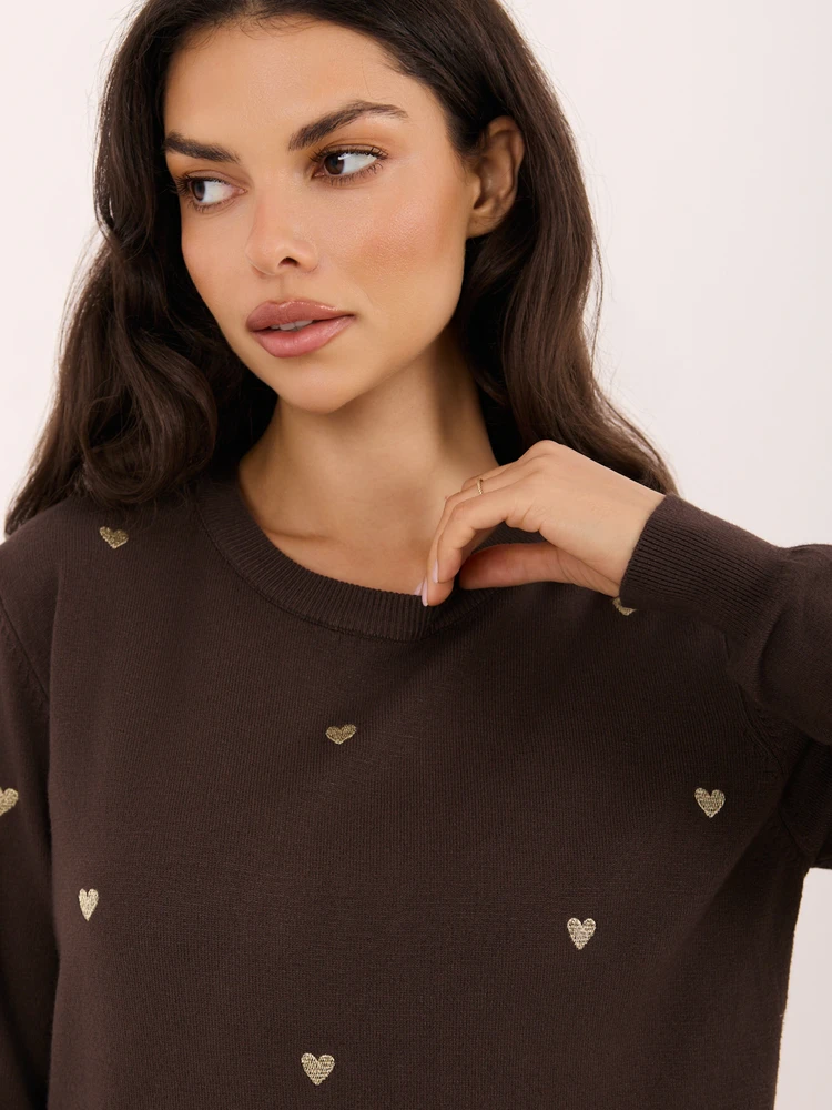 Italy Moda Sweter-IR-SW-57982.28-ruda