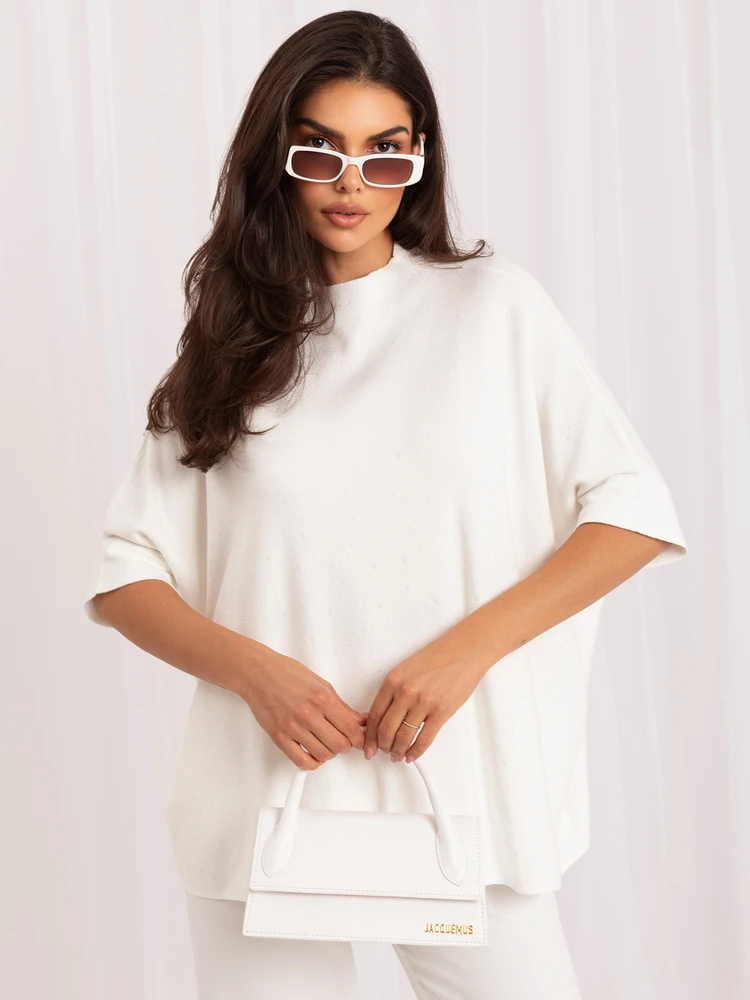 Italy Moda Sweter-IR-SW-BWC6617.75-ecru