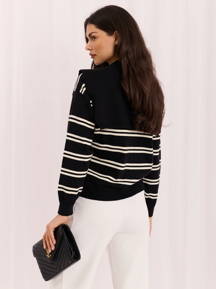 Italy Moda Sweter-IR-SW-G9617.86-juoda