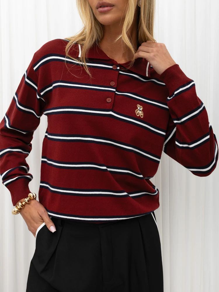 Italy Moda Sweter-IR-SW-G9717.46-bordinė