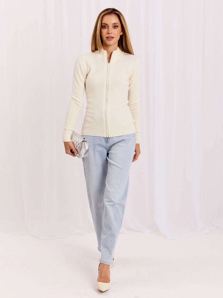 Italy Moda Sweter-IR-SW-JK7879.76-ecru
