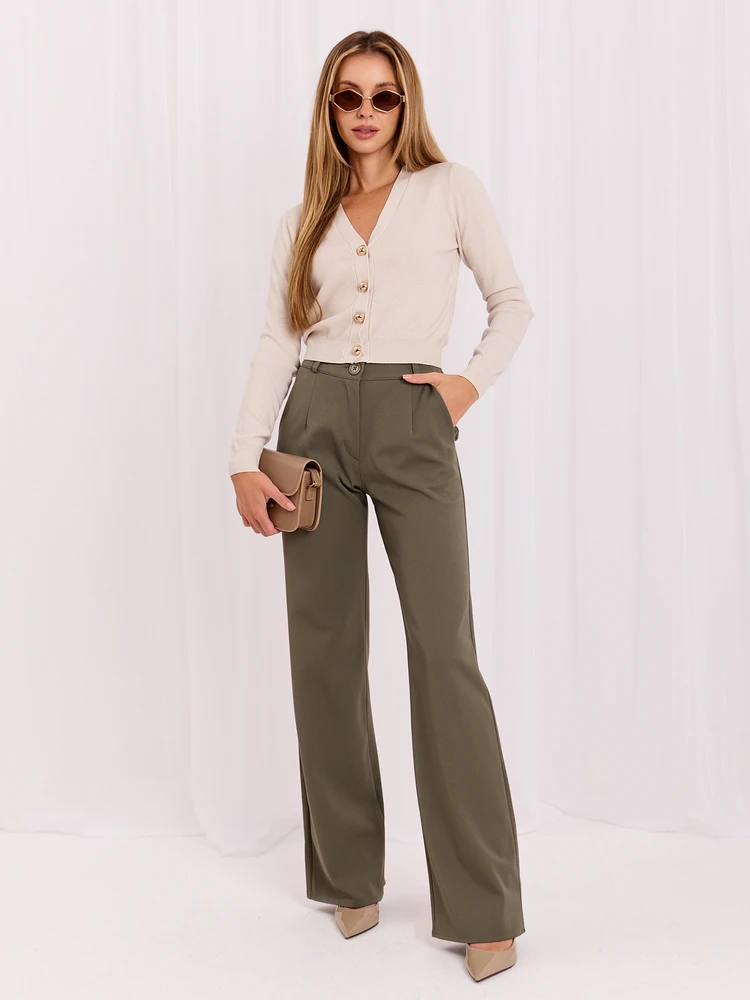 Italy Moda Sweter-IR-SW-JK8687.07P-jasny smėlio spalva