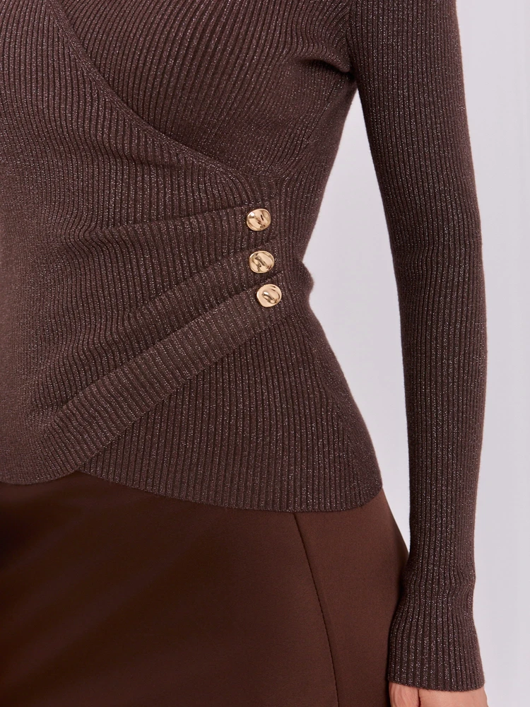 Italy Moda Sweter-IR-SW-JK8688.79-ruda