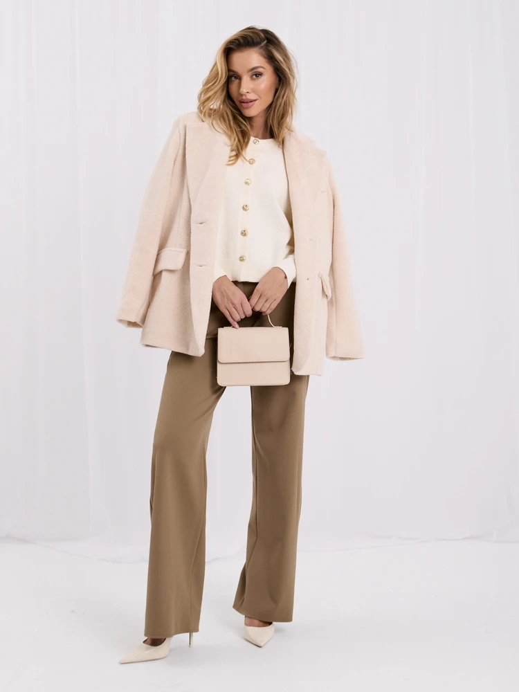 Italy Moda Sweter-IR-SW-QF3038.01-ecru