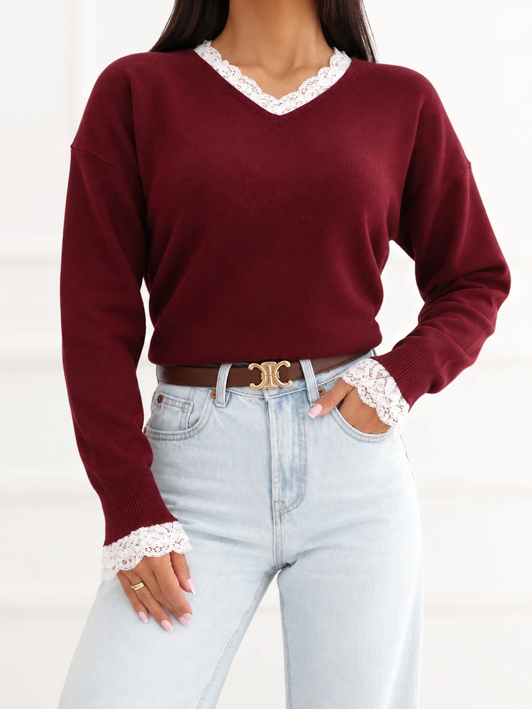 Italy Moda Sweter-IR-SW-QF3051.02-bordinė