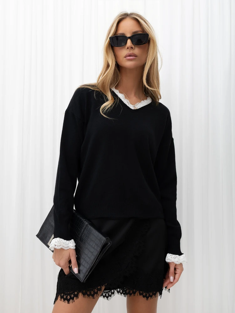 Italy Moda Sweter-IR-SW-QF3051.02-juoda