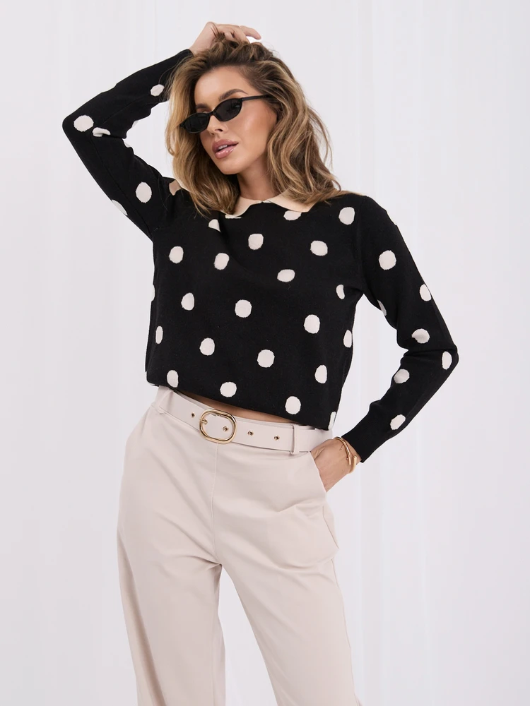 Italy Moda Sweter-IR-SW-QF3203.18-juoda