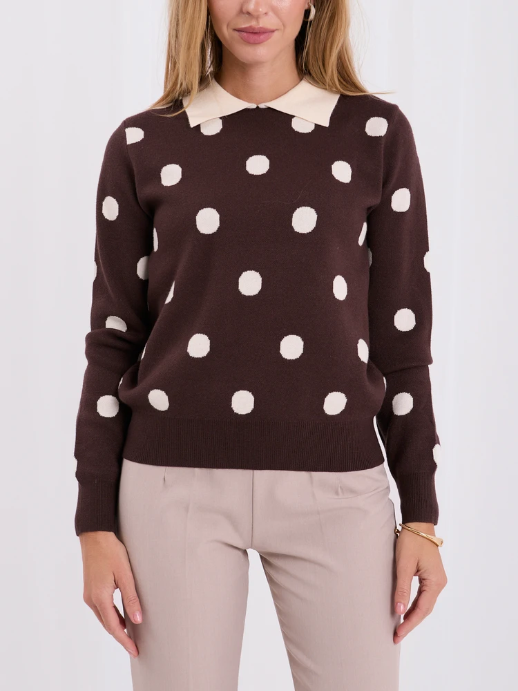 Italy Moda Sweter-IR-SW-QF3203.18-ruda