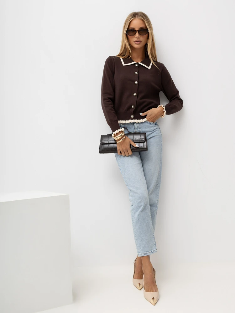 Italy Moda Sweter-IR-SW-QF9581.13-ruda
