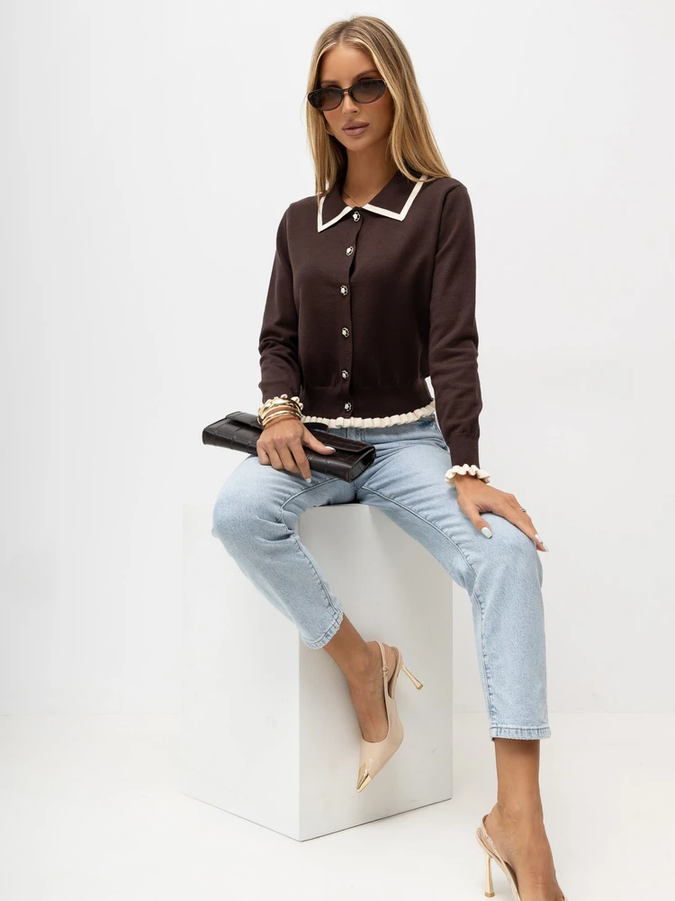 Italy Moda Sweter-IR-SW-QF9581.13-ruda