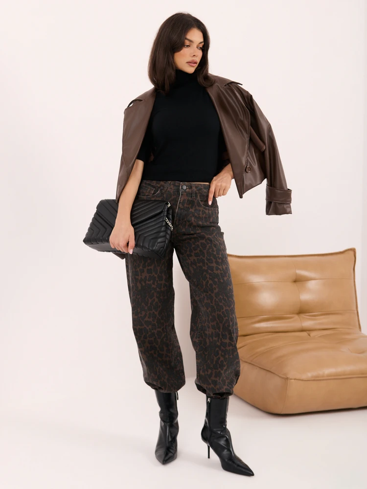 Italy Moda Sweter-IR-SW-RR1185.48-juoda