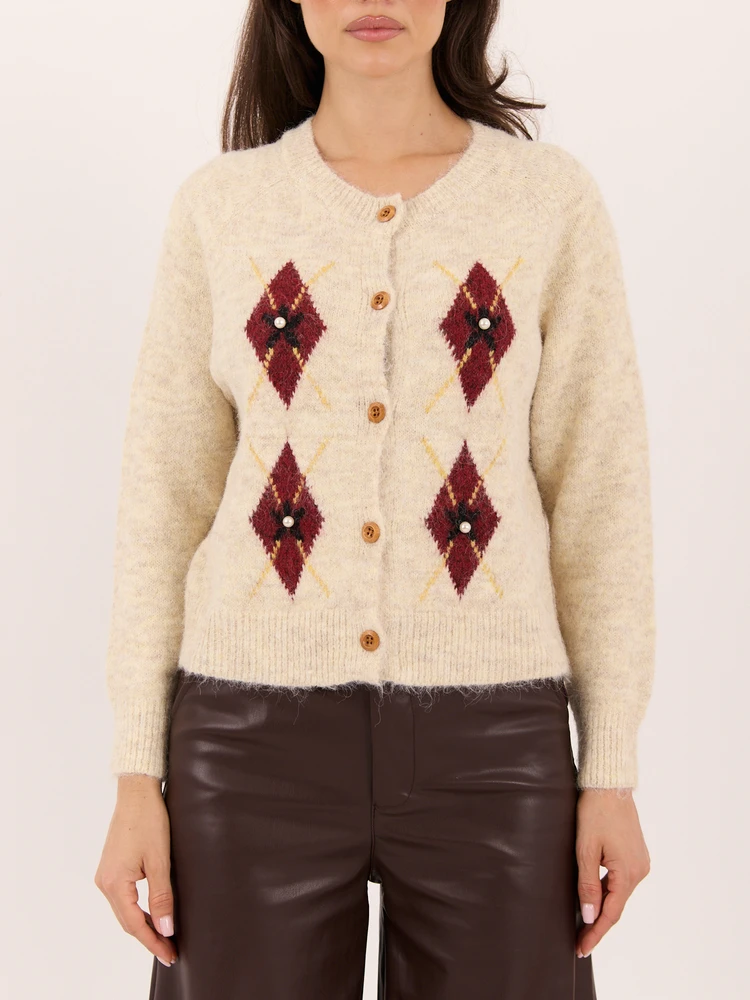 Italy Moda Sweter-IR-SW-RR1395.46-jasny smėlio spalva