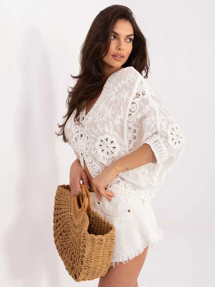 Italy Moda Sweter-IR-SW-RR323.91-ecru