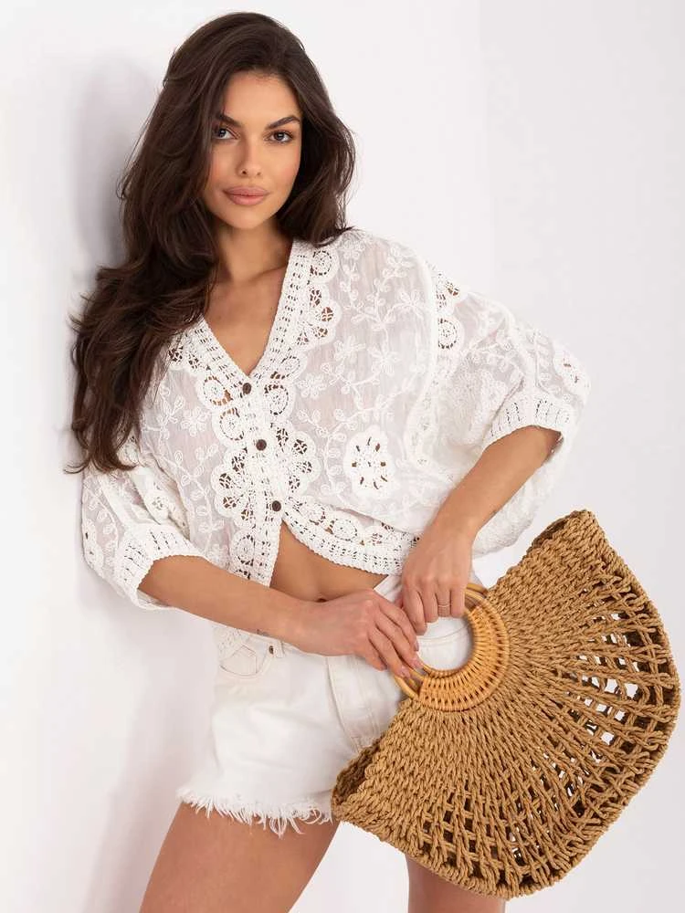 Italy Moda Sweter-IR-SW-RR323.91-ecru