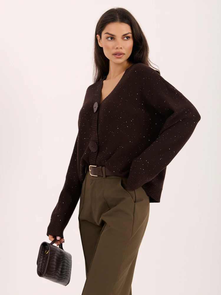 Italy Moda Sweter-IR-SW-W2693.29-ciemny ruda