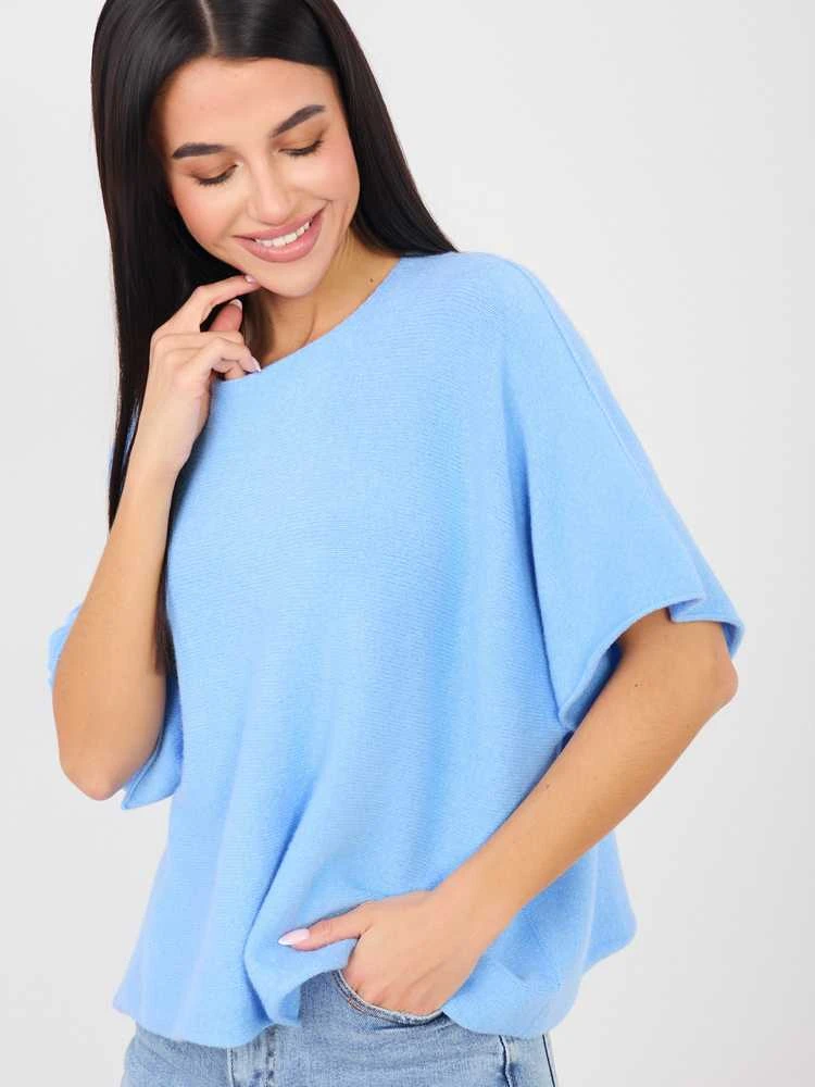 Italy Moda Sweter-IT-SW-0811.82P-šviesiai mėlyna