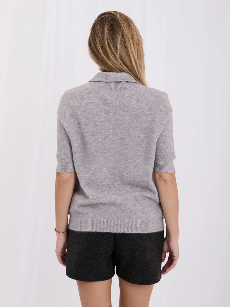 Italy Moda Sweter-IT-SW-2601.36-pilka