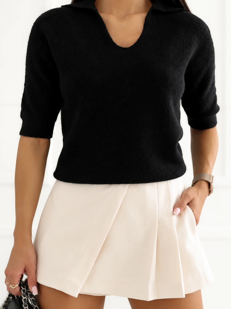 Italy Moda Sweter-IT-SW-2601.51-juoda