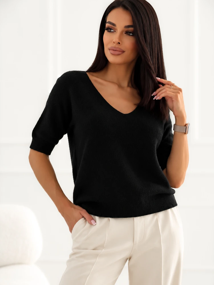 Italy Moda Sweter-IT-SW-2602.78-juoda