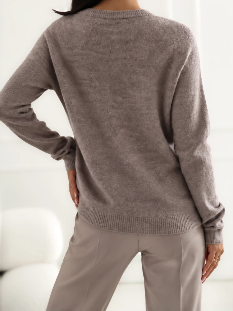 Italy Moda Sweter-IT-SW-2606.28-violetinė