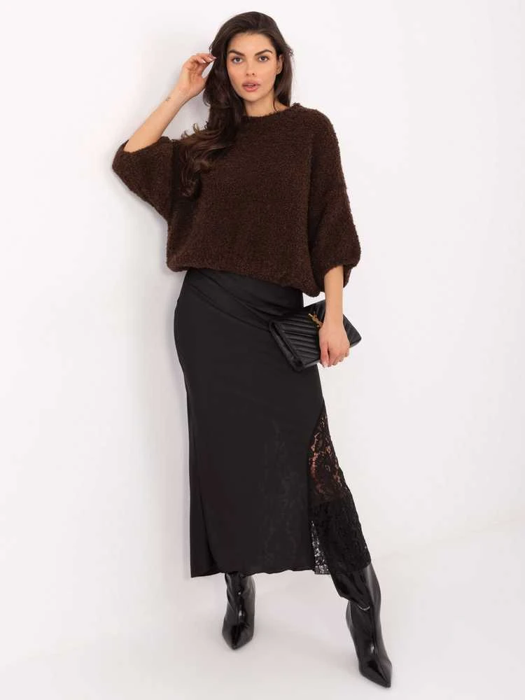 Italy Moda Sweter-IT-SW-72802.77-ciemny ruda