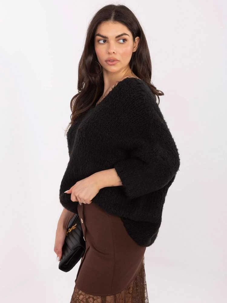 Italy Moda Sweter-IT-SW-7703.70-juoda