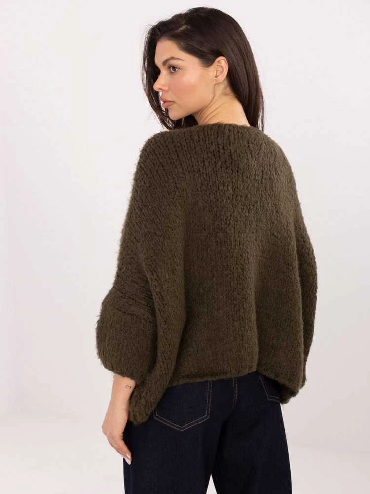 Italy Moda Sweter-IT-SW-7705.02-khaki