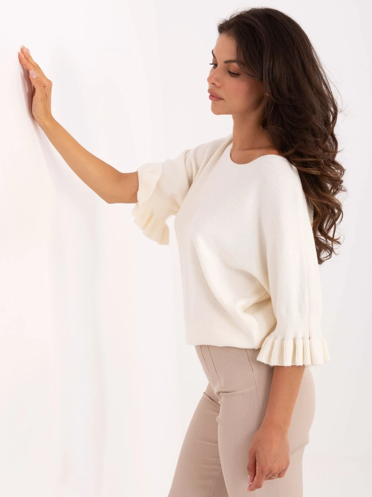 Italy Moda Sweter-IT-SW-99244.65-ecru