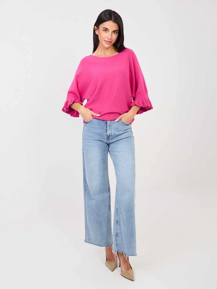 Italy Moda Sweter-IT-SW-99244.65-fuksjowy
