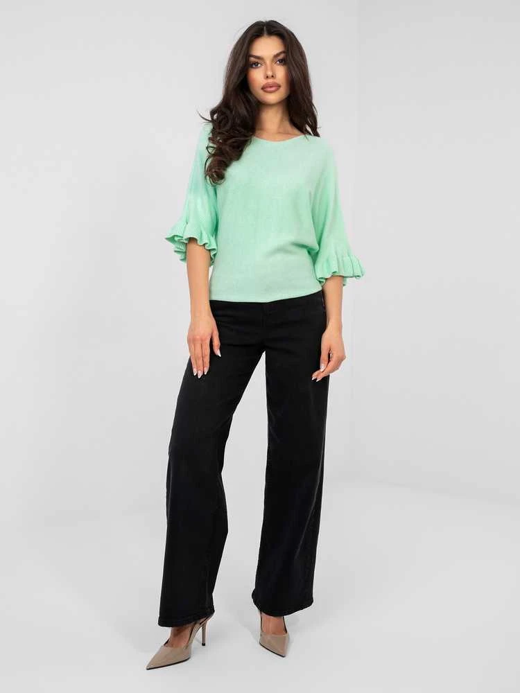 Italy Moda Sweter-IT-SW-99244.65-mietowy