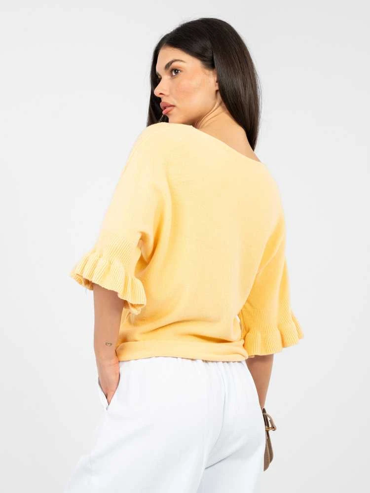 Italy Moda Sweter-IT-SW-99244.98-ciemny geltona