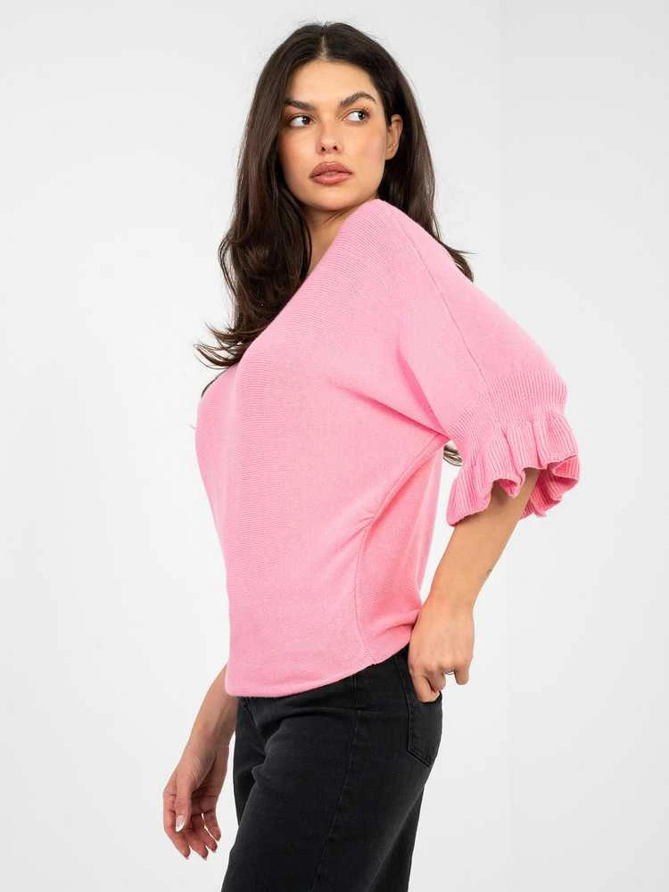 Italy Moda Sweter-IT-SW-99244.98-rožinė