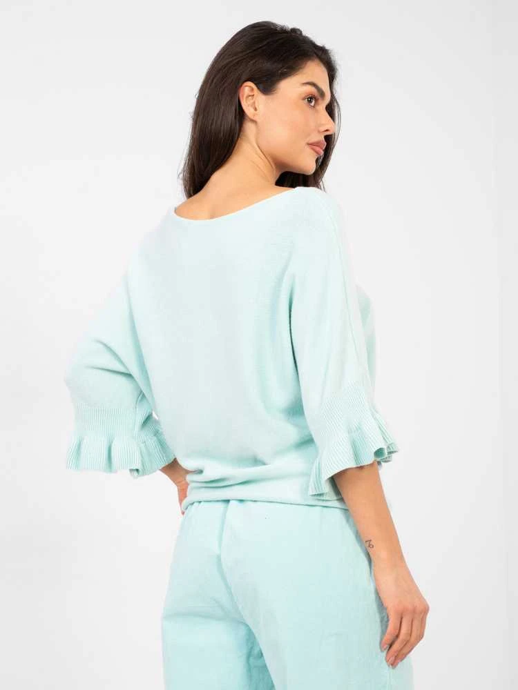 Italy Moda Sweter-IT-SW-99244.98-šviesiai mėlyna