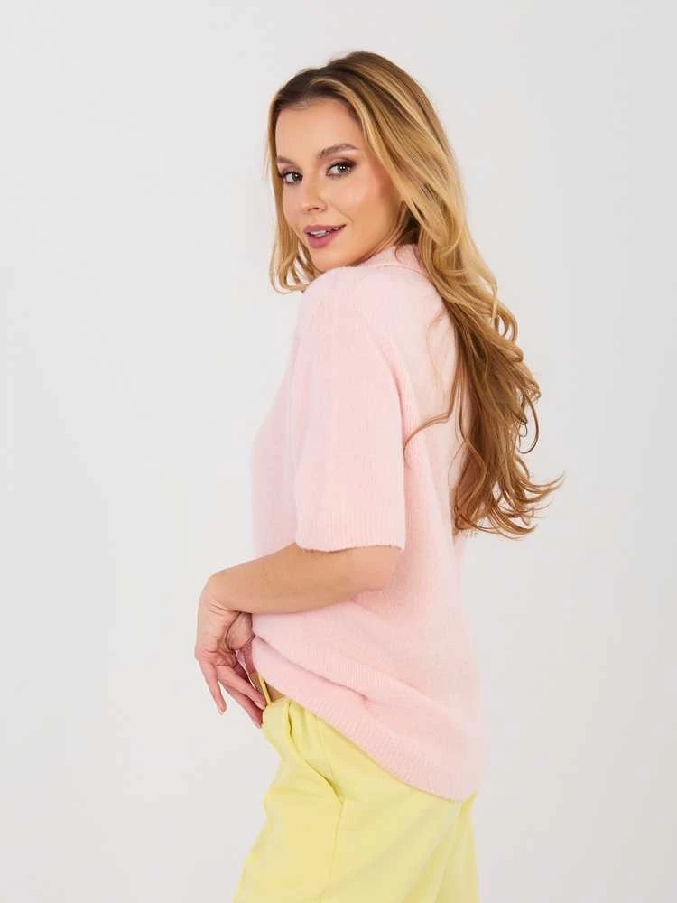 Italy Moda Sweter-MI-SW-0120.16-jasny rožinė