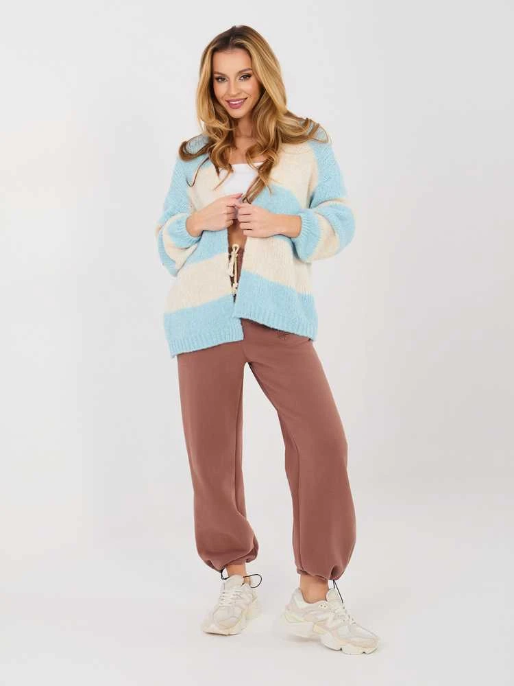 Italy Moda Sweter-MI-SW-0122.51-šviesiai mėlyna
